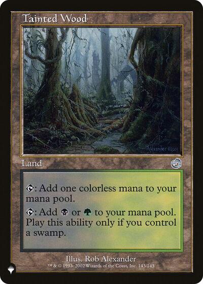 Tainted Wood (The List) Near Mint