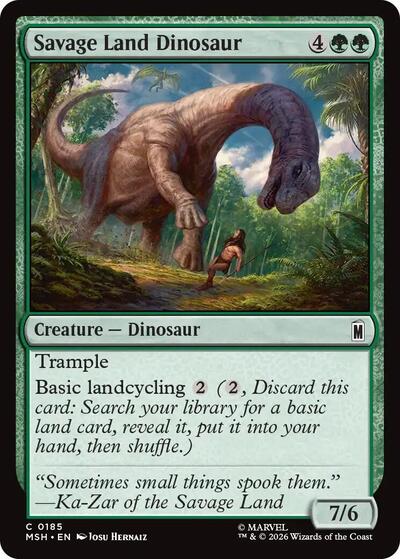 Savage Land Dinosaur (Marvel Super Heroes) Near Mint