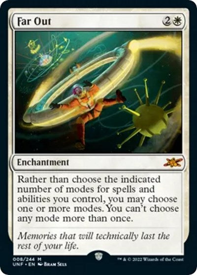 Far Out (Unfinity) Light Play Foil