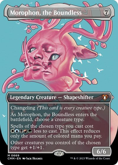 Morophon, the Boundless (Borderless) (Commander Masters) Near Mint