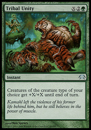 Tribal Unity (Planechase) Light Play