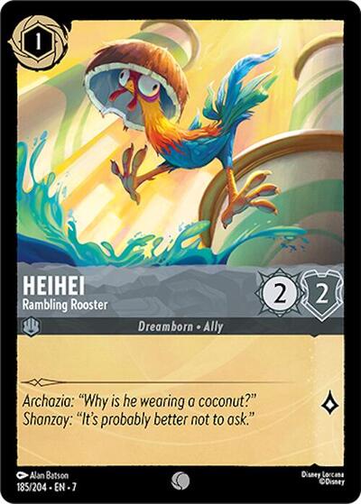 Heihei - Rambling Rooster (Archazia's Island) Near Mint