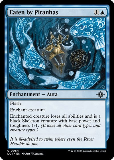 Eaten by Piranhas (The Lost Caverns of Ixalan) Near Mint Foil