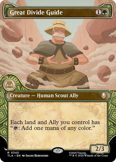 Great Divide Guide (Showcase) (Avatar: The Last Airbender) Near Mint Foil