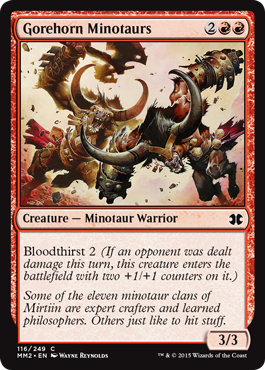 Gorehorn Minotaurs (Modern Masters 2015) Light Play Foil