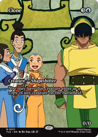 Clone (Borderless) (Avatar: The Last Airbender: Eternal-Legal) Near Mint