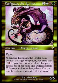 Darigaaz, the Igniter (Invasion) Light Play