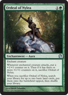 Ordeal of Nylea (Theros) Light Play Foil