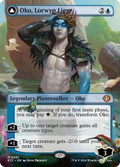 Oko, Lorwyn Liege (Borderless) (Lorwyn Eclipsed) Near Mint
