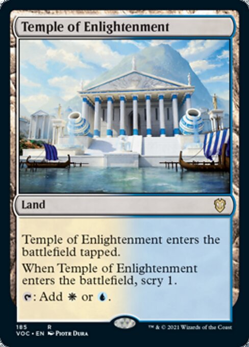 Temple of Enlightenment (Commander 2021 Crimson Vow) Light Play