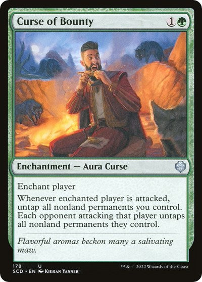 Curse of Bounty (Commander 2022 Starter Decks) Light Play
