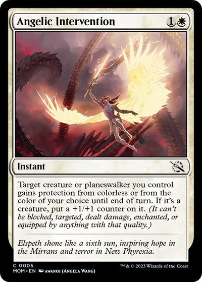 Angelic Intervention (March of the Machine) Near Mint Foil