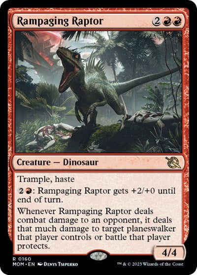 Rampaging Raptor (March of the Machine) Near Mint
