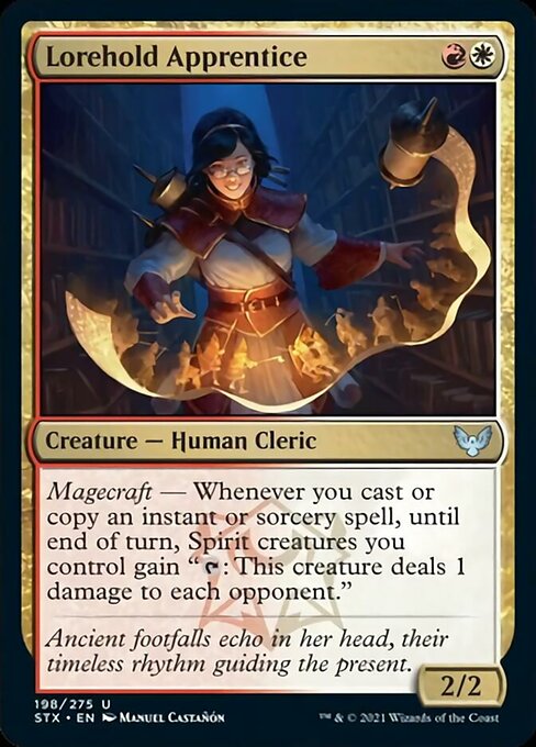 Lorehold Apprentice (Strixhaven) Near Mint Foil
