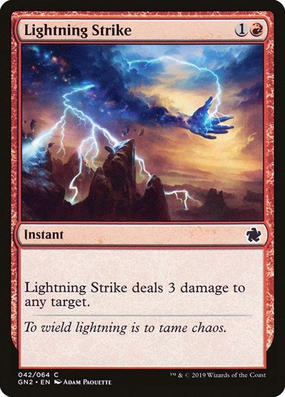 Lightning Strike (Magic Game Night 2019) Light Play
