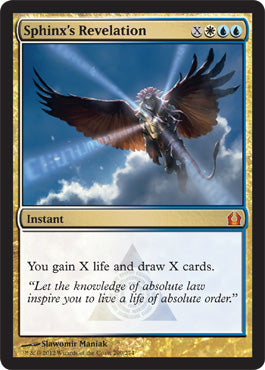 Sphinx's Revelation (Return to Ravnica) Light Play