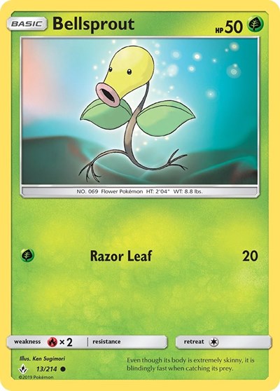 Bellsprout (SM - Unbroken Bonds) Near Mint Reverse Holofoil