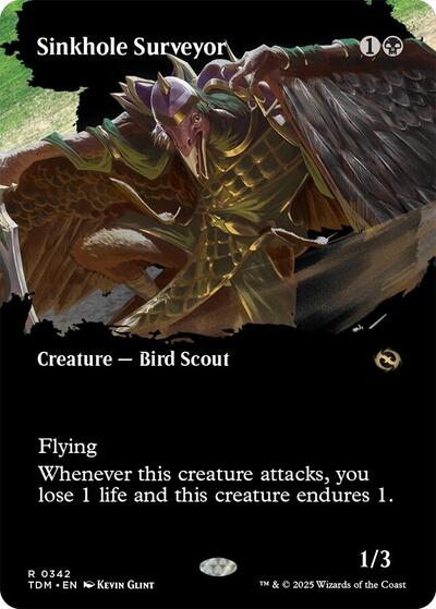 Sinkhole Surveyor (Borderless) (Tarkir: Dragonstorm) Light Play