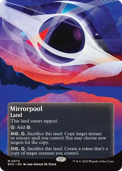 Mirrorpool (0072) (Borderless) (Stellar Sights) Near Mint