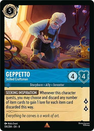 Geppetto - Skilled Craftsman (Reign of Jafar) Near Mint