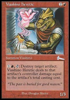 Viashino Heretic (Urza's Legacy) Light Play