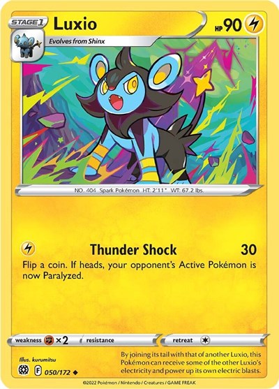 Luxio (SWSH09: Brilliant Stars) Near Mint
