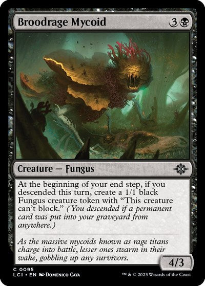 Broodrage Mycoid (The Lost Caverns of Ixalan) Near Mint Foil