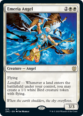 Emeria Angel (Commander 2020 Zendikar Rising) Light Play