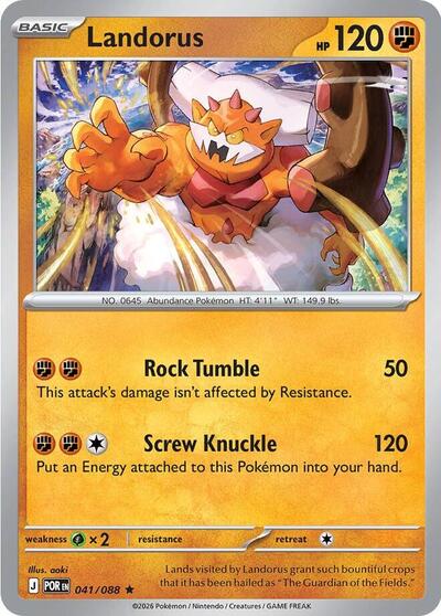 Landorus (ME03: Perfect Order) Near Mint Holofoil