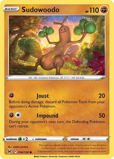 Sudowoodo (SWSH11: Lost Origin) Near Mint