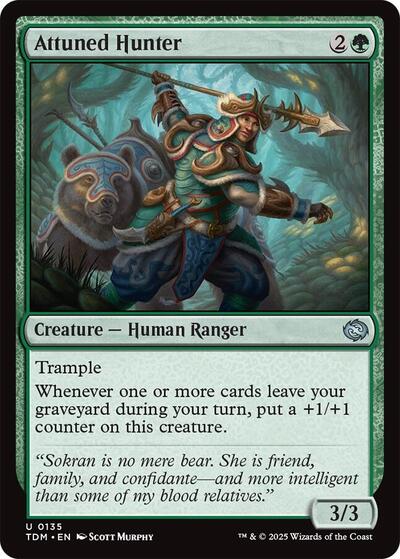 Attuned Hunter (Tarkir: Dragonstorm) Near Mint Foil