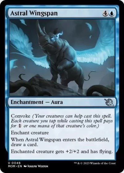 Astral Wingspan (March of the Machine) Light Play Foil