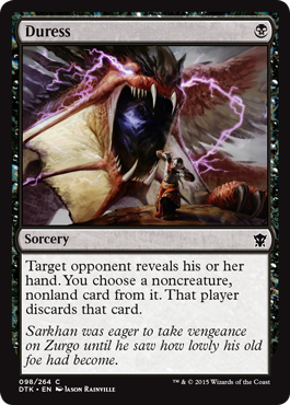 Duress (Dragons of Tarkir) Light Play