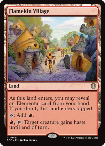Flamekin Village (Commander: Lorwyn Eclipsed) Near Mint