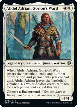 Abdel Adrian, Gorion's Ward (Commander Legends: Battle for Baldur's Gate) Light Play