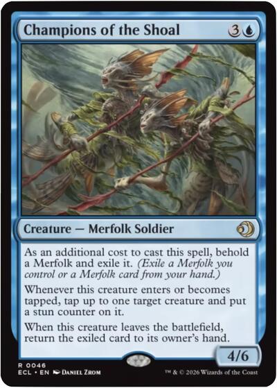 Champions of the Shoal (Lorwyn Eclipsed) Near Mint