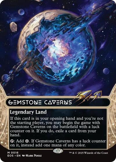 Gemstone Caverns (0016) (Borderless) (Stellar Sights) Near Mint