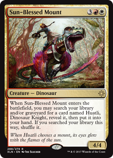 Sun-Blessed Mount (Ixalan) Light Play