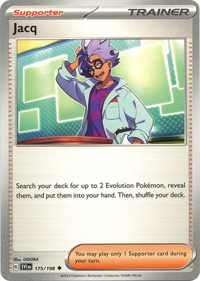 Jacq - 175 (Scarlet and Violet: Base Set) Near Mint Reverse Holofoil