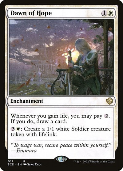 Dawn of Hope (Commander 2022 Starter Decks) Light Play