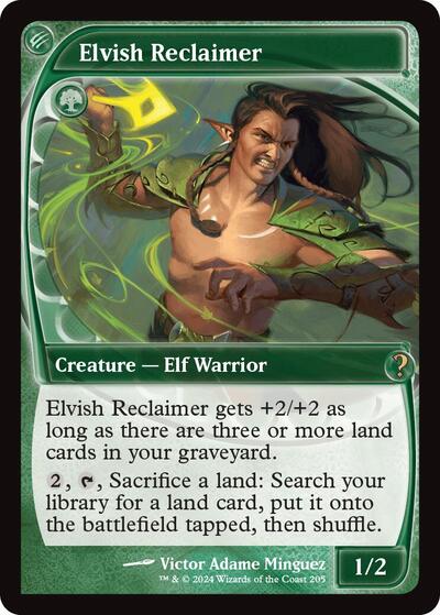 Elvish Reclaimer (Future Sight) (Mystery Booster 2) Near Mint