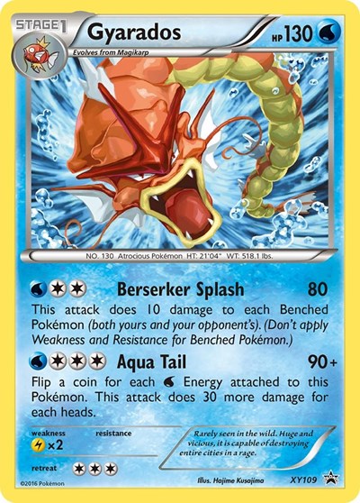 Gyarados - XY109 (XY Promos) Near Mint Holofoil