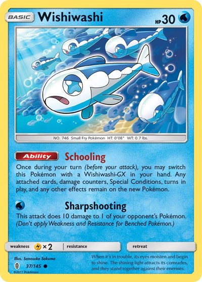 Wishiwashi (SM - Guardians Rising) Near Mint