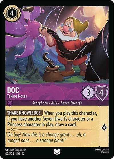Doc - Taking Notes (Wilds Unknown) Near Mint