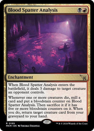 Blood Spatter Analysis (Murders at Karlov Manor) Near Mint