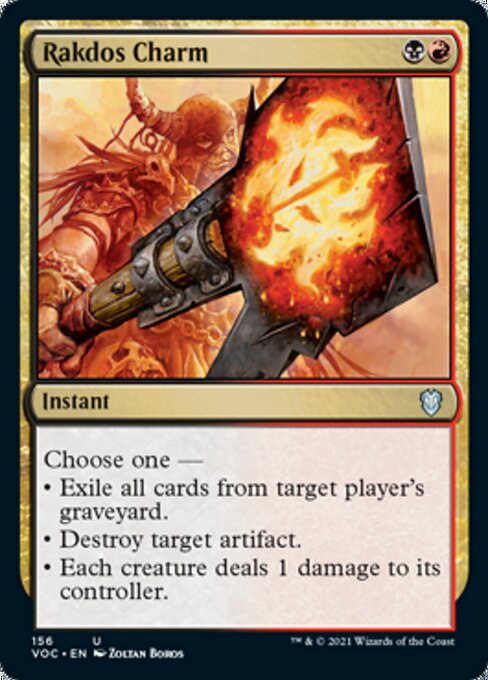 Rakdos Charm (Commander 2021 Crimson Vow) Light Play