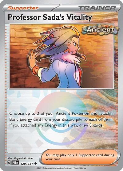 Professor Sada's Vitality (Poke Ball Pattern) (SV: Prismatic Evolutions) Near Mint Holofoil