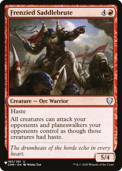 Frenzied Saddlebrute (The List) Near Mint