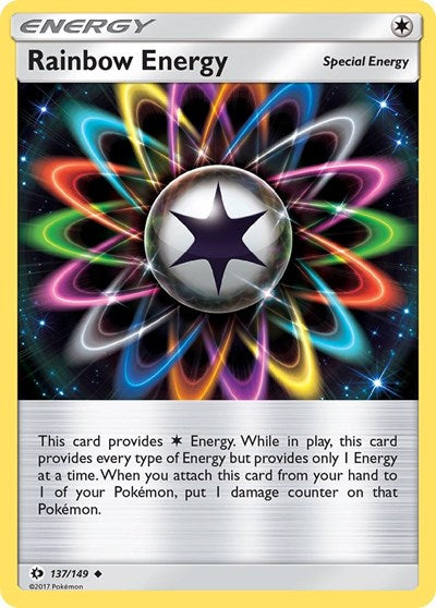 Rainbow Energy (SM Base Set) Near Mint