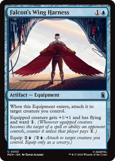 Falcon's Wing Harness (Marvel Super Heroes) Near Mint Foil